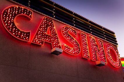 Casino Deko-Wand Casino Dekoration